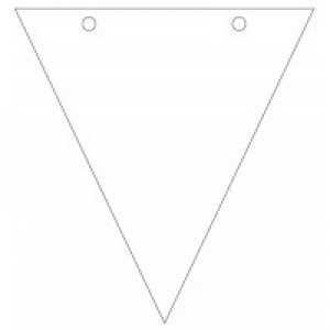 sublimation blank bunting small